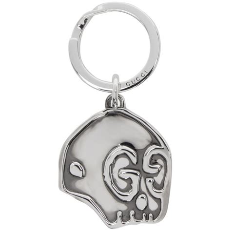 gucci ghost silver skull keychain|andrew Gucci ghost.